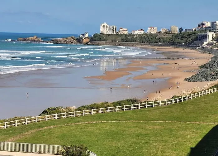 Biarritz-face Mer-appt T3-plages-piscine-tennis