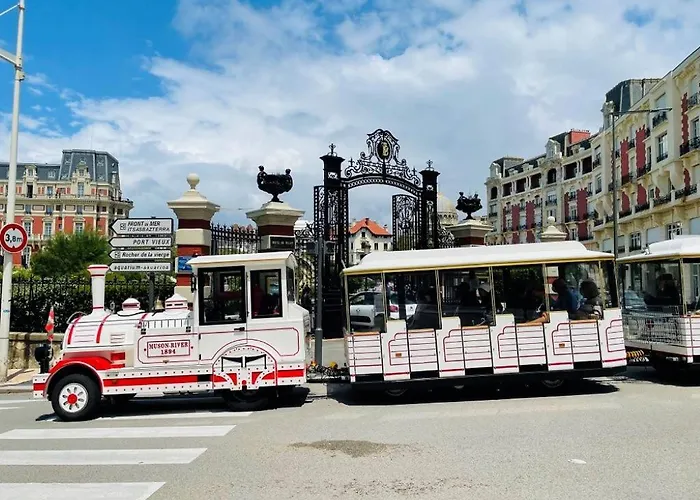 Biarritz-face Mer-appt T3-plages-piscine-tennis 公寓