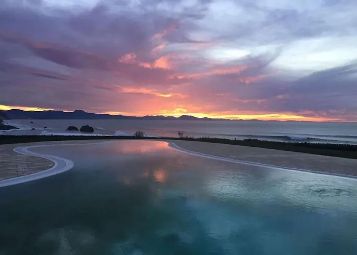 Biarritz-face Mer-appt T3-plages-piscine-tennis 公寓 比亚里茨