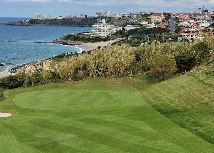 Biarritz-face Mer-appt T3-plages-piscine-tennis 公寓
